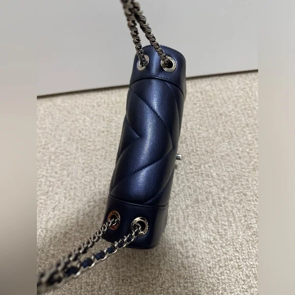 Chanel Classic Mademoiselle Chevron Crossbody Flap Bag - Picture 9 of 10